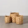 Set of Baskets Beige Natural Fibre 37 x 37 x 40 cm (3 Units) by BigBuy Home, Storage baskets - Ref: S8804539, Price: 80,44 €,...