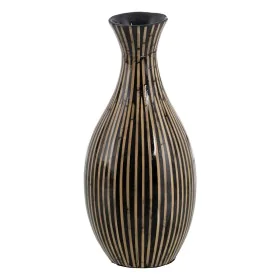 Vaso Preto Bege 20 x 20 x 45 cm de BigBuy Home, Jarrões - Ref: S8804577, Preço: 45,53 €, Desconto: %