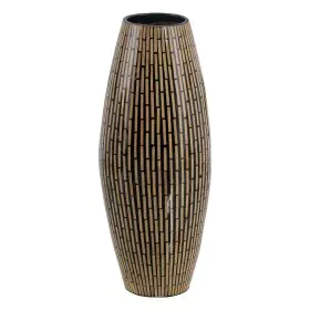 Vase Black Beige 20 x 20 x 50 cm by BigBuy Home, Vases - Ref: S8804580, Price: 49,94 €, Discount: %