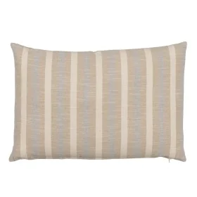 Coussin Coton Lin Bleu Gris 60 x 40 cm de BigBuy Home, Coussins - Réf : S8804585, Prix : 22,76 €, Remise : %