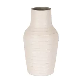 Vase Weiß aus Keramik 17 x 17 x 30 cm von BigBuy Home, Vasen - Ref: S8804597, Preis: 27,88 €, Rabatt: %