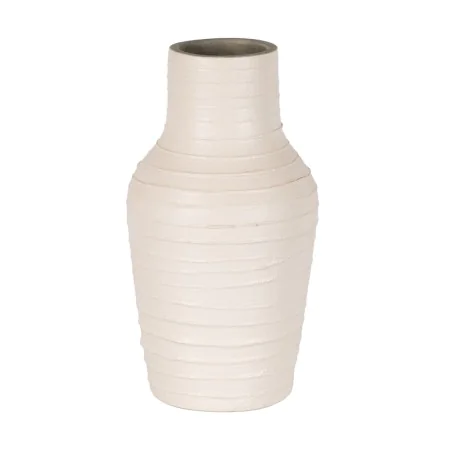 Vase Blanc Céramique 17 x 17 x 30 cm de BigBuy Home, Vases - Réf : S8804597, Prix : 26,77 €, Remise : %