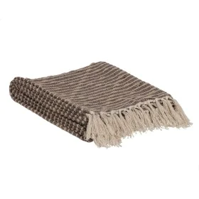 Couverture Beige 125 x 150 cm de BigBuy Home, Couvertures et couvre-lits - Réf : S8804602, Prix : 12,69 €, Remise : %