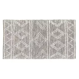 Tapete Branco Cinzento 60 % Algodão 40 % Poliéster 80 x 150 cm de BigBuy Home, Tapetes - Ref: S8804604, Preço: 36,46 €, Desco...