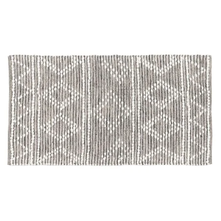 Tapete Branco Cinzento 60 % Algodão 40 % Poliéster 80 x 150 cm de BigBuy Home, Tapetes - Ref: S8804604, Preço: 36,46 €, Desco...