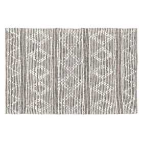 Tapis Blanc Gris 60 % Coton 40 % Polyester 120 x 180 cm de BigBuy Home, Tapis - Réf : S8804605, Prix : 58,84 €, Remise : %