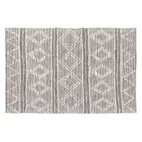 Tapis Blanc Gris 60 % Coton 40 % Polyester 120 x 180 cm de BigBuy Home, Tapis - Réf : S8804605, Prix : 58,84 €, Remise : %