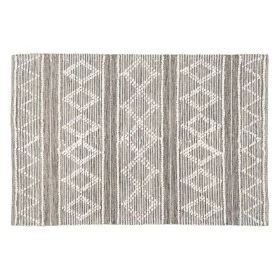 Tapis Blanc Gris 60 % Coton 40 % Polyester 160 x 230 cm de BigBuy Home, Tapis - Réf : S8804606, Prix : 93,07 €, Remise : %