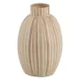 Vase Blanc Beige Bambou 24 x 24 x 37 cm de BigBuy Home, Vases - Réf : S8804619, Prix : 36,17 €, Remise : %