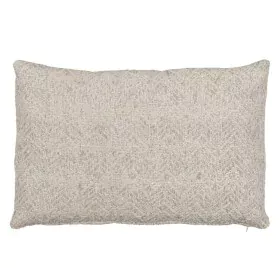 Coussin Coton Lin Gris 60 x 40 cm de BigBuy Home, Coussins - Réf : S8804623, Prix : 22,76 €, Remise : %