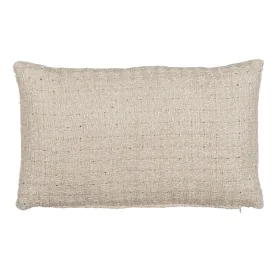 Coussin Coton Lin Gris 50 x 30 cm de BigBuy Home, Coussins - Réf : S8804624, Prix : 19,55 €, Remise : %