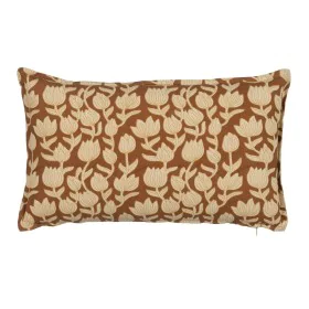 Coussin Coton Marron Beige 50 x 30 cm de BigBuy Home, Coussins - Réf : S8804630, Prix : 19,24 €, Remise : %