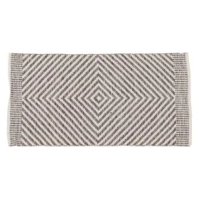 Alfombra Blanco Gris 70 % algodón 30 % Poliéster 80 x 150 cm de BigBuy Home, Alfombras - Ref: S8804640, Precio: 32,00 €, Desc...