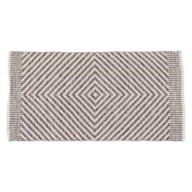 Tapis Blanc Gris 70 % coton 30 % Polyester 80 x 150 cm de BigBuy Home, Tapis - Réf : S8804640, Prix : 32,00 €, Remise : %