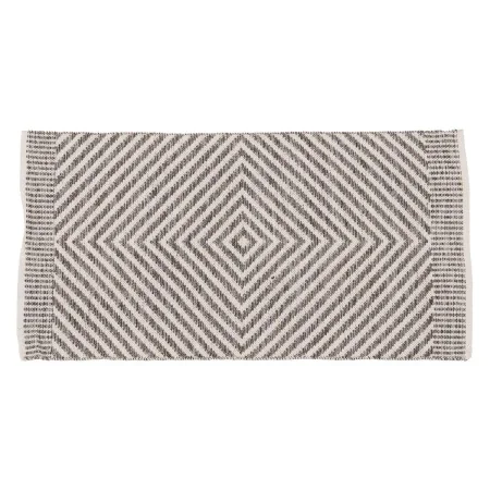 Tapete Branco Cinzento 70 % algodão 30 % Poliéster 80 x 150 cm de BigBuy Home, Tapetes - Ref: S8804640, Preço: 32,00 €, Desco...