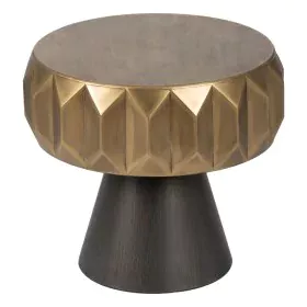 Mesa de Centro Preto Dourado Ferro 49 x 49 x 45,5 cm de BigBuy Home, Jogos de móveis - Ref: S8804649, Preço: 90,54 €, Descont...