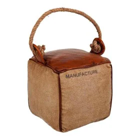 Fermaporta Alexandra House Living Pelle 20 x 20 x 20 cm Marrone di Alexandra House Living, Fermaporte - Rif: D1631205, Prezzo...