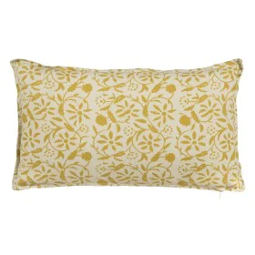 Coussin Coton Beige Moutarde 50 x 30 cm de BigBuy Home, Coussins - Réf : S8804660, Prix : 19,24 €, Remise : %