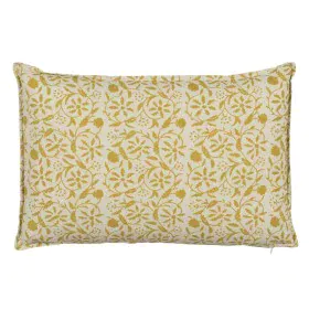 Cushion Cotton Beige Mustard 60 x 40 cm by BigBuy Home, Cushions - Ref: S8804662, Price: 20,50 €, Discount: %