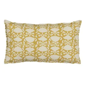 Coussin Coton Beige Moutarde 50 x 30 cm de BigBuy Home, Coussins - Réf : S8804663, Prix : 19,24 €, Remise : %