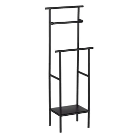 Portasciugamani da Terra Nero Ferro 20,8 x 13 x 61,5 cm di BigBuy Home, Portasciugamani - Rif: S8804667, Prezzo: 37,68 €, Sco...