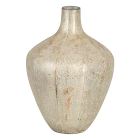 Vase Blanc Verre 18 x 18 x 25 cm de BigBuy Home, Vases - Réf : S8804673, Prix : 31,16 €, Remise : %