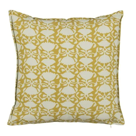 Cushion Cotton Beige Mustard 50 x 50 cm by BigBuy Home, Cushions - Ref: S8804677, Price: 18,50 €, Discount: %