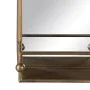 Miroir mural Doré Verre Fer 54 x 16,5 x 51 cm de BigBuy Home, Miroirs muraux - Réf : S8804681, Prix : 79,21 €, Remise : %