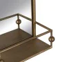 Wall mirror Golden Crystal Iron 54 x 16,5 x 51 cm by BigBuy Home, Wall-Mounted Mirrors - Ref: S8804681, Price: 79,21 €, Disco...