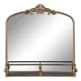 Miroir mural Doré Verre Fer 54 x 16,5 x 51 cm de BigBuy Home, Miroirs muraux - Réf : S8804681, Prix : 79,21 €, Remise : %