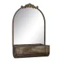 Espelho de parede Dourado Cristal Ferro 47 x 17,5 x 53 cm de BigBuy Home, Espelhos de parede - Ref: S8804683, Preço: 90,46 €,...