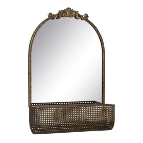 Miroir mural Doré Verre Fer 47 x 17,5 x 53 cm de BigBuy Home, Miroirs muraux - Réf : S8804683, Prix : 90,46 €, Remise : %