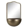 Wall mirror Golden Crystal Iron 40 x 20 x 37 cm by BigBuy Home, Wall-Mounted Mirrors - Ref: S8804684, Price: 62,97 €, Discoun...