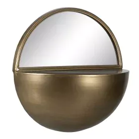 Wall mirror Golden Crystal Iron 36 x 17 x 40 cm by BigBuy Home, Wall-Mounted Mirrors - Ref: S8804685, Price: 48,92 €, Discoun...