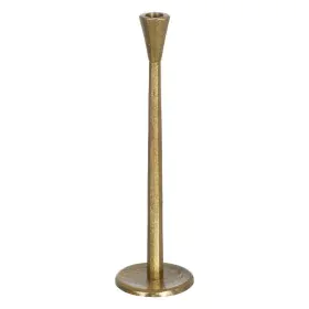 Candleholder Golden Aluminium 10 x 10 x 37 cm by BigBuy Home, Candelabras and candle holders - Ref: S8804702, Price: 18,95 €,...