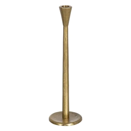 Castiçais Dourado Alumínio 10 x 10 x 37 cm de BigBuy Home, Candelabros e suportes para velas - Ref: S8804702, Preço: 19,74 €,...