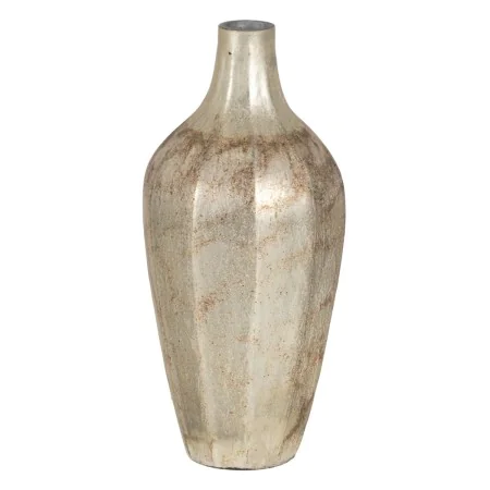 Vase Weiß Kristall 15 x 15 x 33 cm von BigBuy Home, Vasen - Ref: S8804703, Preis: 32,00 €, Rabatt: %