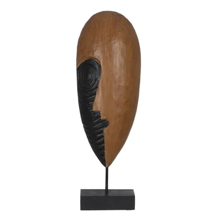 Figurine Décorative Marron Masque 18 x 11 x 54 cm de BigBuy Home, Objets de décoration - Réf : S8804714, Prix : 37,16 €, Remi...