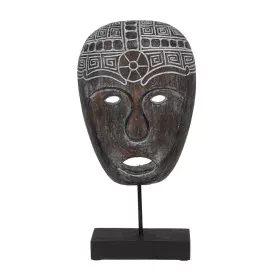 Decorative Figure Brown Mask 24 x 12 x 46 cm by BigBuy Home, Ornaments - Ref: S8804715, Price: 45,98 €, Discount: %