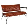 Bench Alexandra House Living Leather Iron Mango wood 71 x 76 x 127 cm by Alexandra House Living, Benches - Ref: D1631207, Pri...