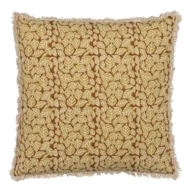 Coussin Coton Marron Beige 50 x 50 cm de BigBuy Home, Coussins - Réf : S8804717, Prix : 19,28 €, Remise : %