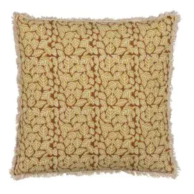 Coussin Coton Marron Beige 50 x 50 cm de BigBuy Home, Coussins - Réf : S8804717, Prix : 18,50 €, Remise : %