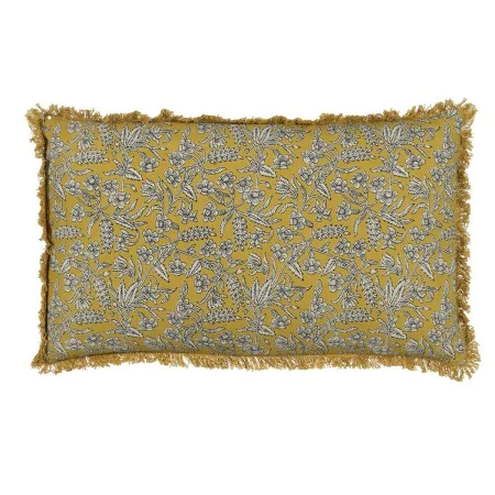 Cushion Cotton Beige Mustard 50 x 30 cm by BigBuy Home, Cushions - Ref: S8804719, Price: 19,24 €, Discount: %