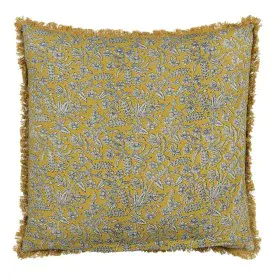 Coussin Coton Beige Moutarde 50 x 50 cm de BigBuy Home, Coussins - Réf : S8804720, Prix : 19,28 €, Remise : %