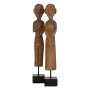 Figurine Décorative Naturel Africain 14,5 x 9 x 38,5 cm (2 Unités) de BigBuy Home, Objets de décoration - Réf : S8804725, Pri...