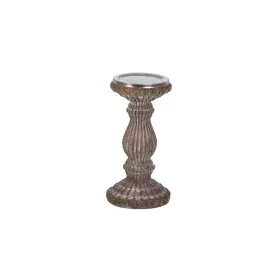 Candleholder Copper Crystal 11 x 11 x 23 cm by BigBuy Home, Candelabras and candle holders - Ref: S8804730, Price: 21,16 €, D...