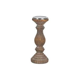 Candleholder Copper Crystal 12 x 12 x 30 cm by BigBuy Home, Candelabras and candle holders - Ref: S8804731, Price: 26,92 €, D...