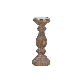 Candleholder Copper Crystal 12 x 12 x 30 cm by BigBuy Home, Candelabras and candle holders - Ref: S8804731, Price: 25,85 €, D...