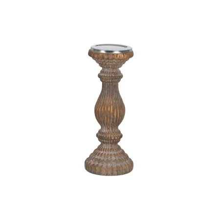 Bougeoir Cuivre Verre 12 x 12 x 30 cm de BigBuy Home, Bougeoirs et chandeliers - Réf : S8804731, Prix : 26,92 €, Remise : %