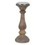 Bougeoir Cuivre Verre 14 x 14 x 38 cm de BigBuy Home, Bougeoirs et chandeliers - Réf : S8804732, Prix : 36,36 €, Remise : %